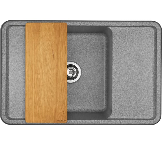 Мойка для кухни AQUATON Беллис 78 серый 1A725032BS230