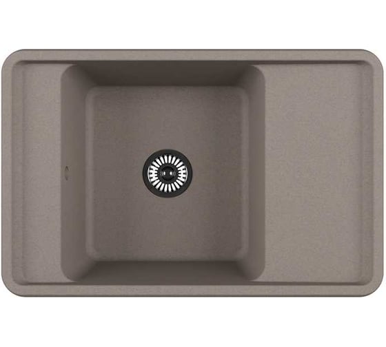 Мойка для кухни AQUATON Беллис 78 серый шёлк 1A725032BS250