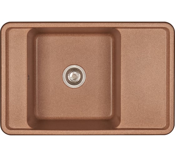 Мойка для кухни AQUATON Беллис 78 терракотовый 1A725032BS270 1