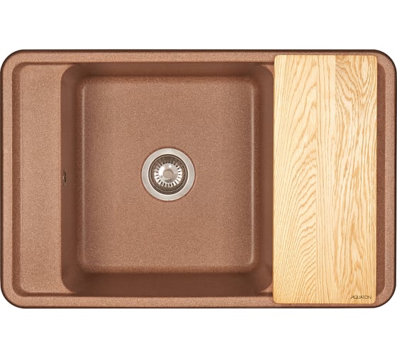 Мойка для кухни AQUATON Беллис 78 терракотовый 1A725032BS270