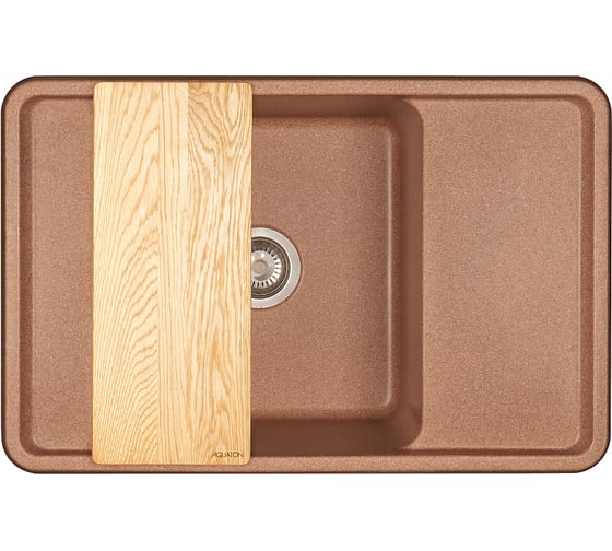 Мойка для кухни AQUATON Беллис 78 терракотовый 1A725032BS270