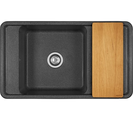 Мойка для кухни AQUATON Беллис 87 графит 1A724832BS210