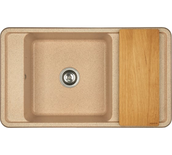 Мойка для кухни AQUATON Беллис 87 песочный 1A724832BS220