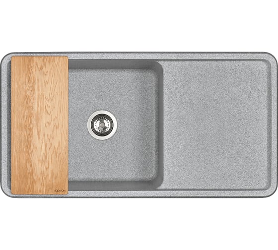 Мойка для кухни AQUATON Беллис 97 серый 1A725132BS230
