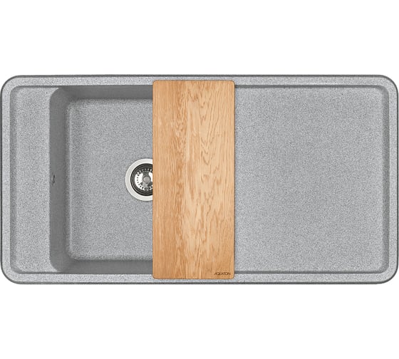 Мойка для кухни AQUATON Беллис 97 серый 1A725132BS230