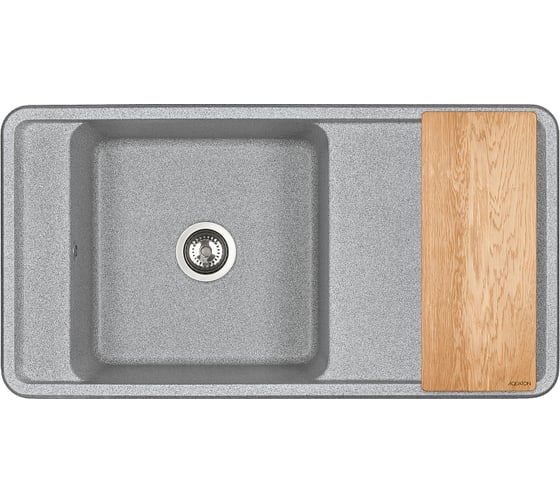Мойка для кухни AQUATON Беллис 97 серый 1A725132BS230