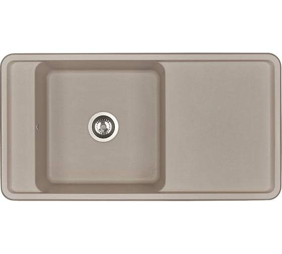Мойка для кухни AQUATON Беллис 97 серый шёлк 1A725132BS250 1