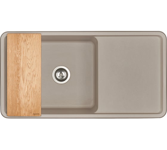 Мойка для кухни AQUATON Беллис 97 серый шёлк 1A725132BS250