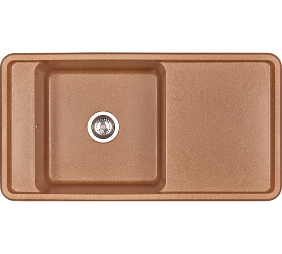 Мойка для кухни AQUATON Беллис 97 терракотовый 1A725132BS270 1