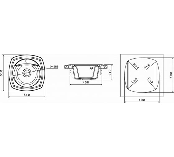 Мойка Florentina Корсика шампань FS 20.105.B0510.202