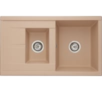 Мойка для кухни AQUATON Делия 87 латте 1A716232DE260