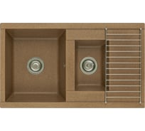 Мойка для кухни AQUATON Делия 87 терракотовый 1A716232DE270