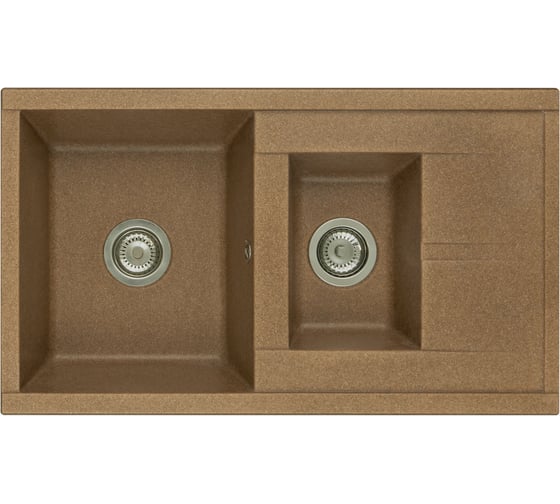 Мойка для кухни AQUATON Делия 87 терракотовый 1A716232DE270