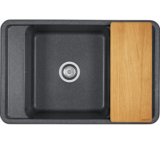 Мойка для кухни AQUATON Беллис 78 графит 1A725032BS210