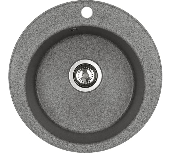 Мойка для кухни AQUATON Шелли круглая серый 1A734732SS230