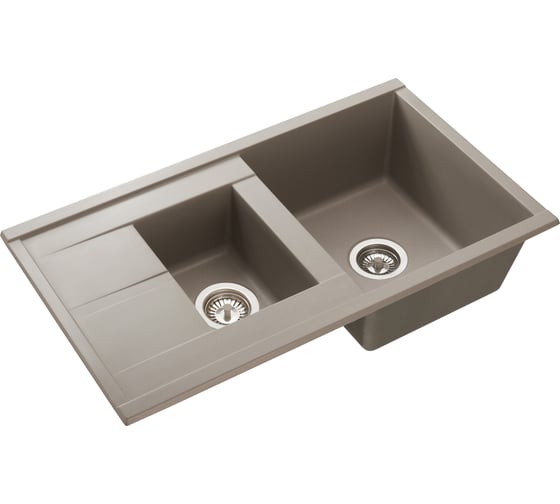 Мойка для кухни AQUATON Делия 87 серый шёлк 1A716232DE250