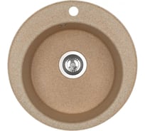 Мойка для кухни AQUATON Шелли круглая песочный 1A734732SS220