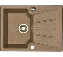 Мойка для кухни AQUATON Монца прямоугольная с крылом терракотовая 1A716032MC270