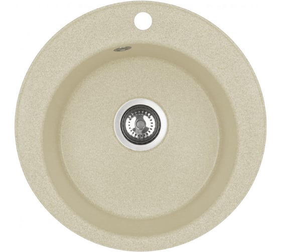 Мойка для кухни AQUATON Шелли круглая шампань 1A734732SS290 1