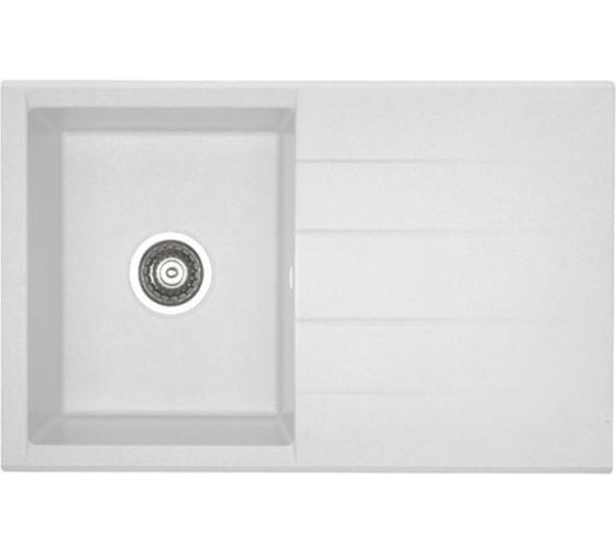 Мойка ALVEUS CUBO 30 A11 ARCTIC 780x5001X с сифоном 1054651