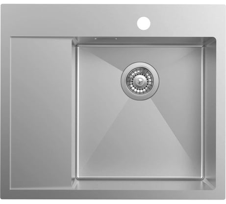 Мойка из нержавеющей стали IDDIS Haze сатин, чаша справа, 590х510 HAZ59SRi77