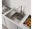 Мойка из нержавеющей стали IDDIS Haze сатин, чаша справа, 590х510 HAZ59SRi77 16