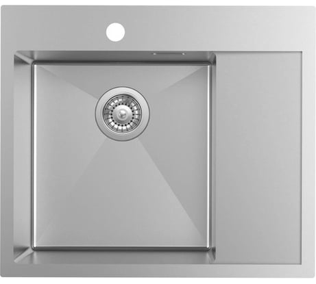 Мойка из нержавеющей стали IDDIS Haze сатин, чаша слева, 590х510 HAZ59SLi77