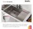 Мойка нерж. сталь сатин чаша слева 590х510 Хейз (Haze) IDDIS HAZ59SLi77 5