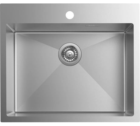 Мойка из нержавеющей стали IDDIS Haze сатин, 590х510 HAZ59S0i77