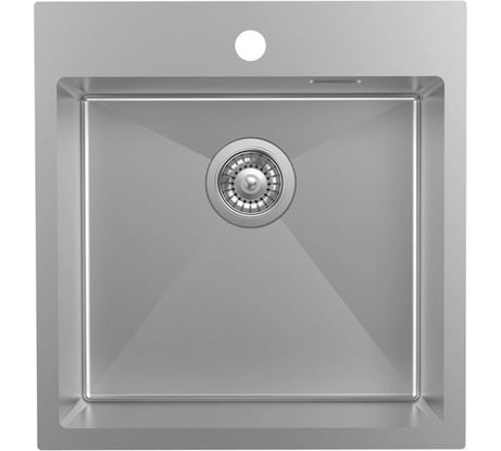 Мойка из нержавеющей стали IDDIS Haze сатин, 490х510 HAZ49S0i77