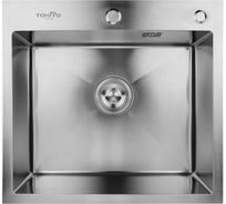 Мойка для кухни врезная TOKITO 60x50 см, нержавеющая сталь TOK-OKA-6050-ST