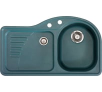 Мойка ALVEUS ALGRANIT FUTUR 40R A70 845x510 в комп.с сифоном 1015604