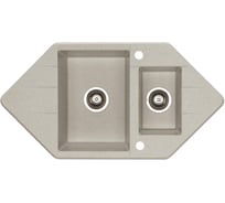 Мойка ALVEUS CUBO 80 A14 DALMATA 952x500 1+1/2 в комп.с сифоном 1054774