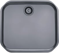 Мойка ALVEUS VARIANT 80 MONARCH ANTHRACITE 395x350 в компл. с выпуском без сифона 1070656