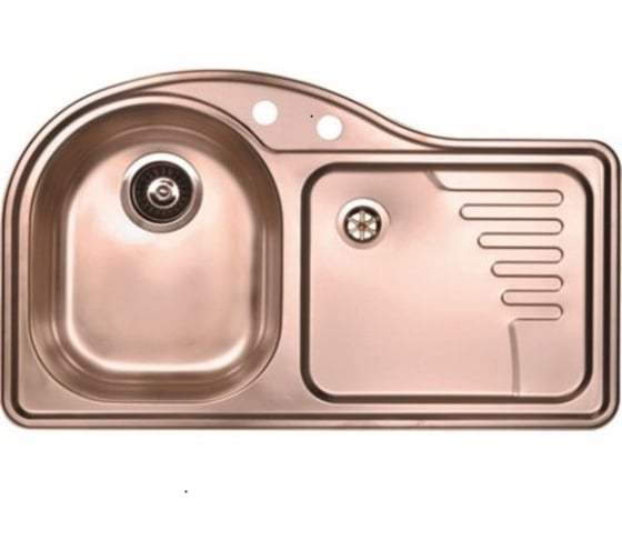 Мойка ALVEUS FUTUR 40 L MONARCH COPPER 845x510, в комп.с сифоном 1070746