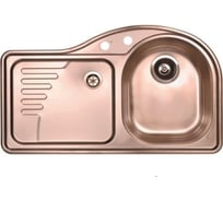 Мойка ALVEUS FUTUR 40 R MONARCH COPPER 845x510, в комп.с сифоном 1070749