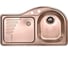 Мойка ALVEUS FUTUR 40 R MONARCH COPPER 845x510, в комп.с сифоном 1070749 1