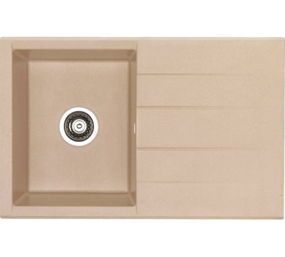 Мойка ALVEUS CUBO 30 A21 CAPPUCCINO 780x5001X в комп.с сифоном 1054721