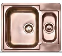 Мойка ALVEUS LINE 50 MONARCH COPPER 615x500 в компл. с выпуском без сифона 1068992