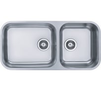 Мойка ALVEUS DUO 60 SAT-90 892x400 в комплекте с сифоном 1036852