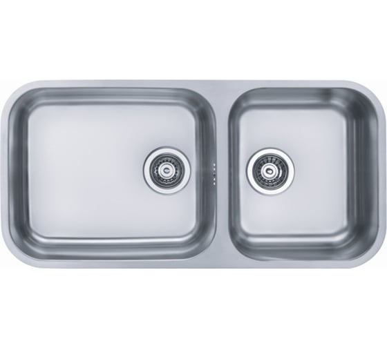 Мойка ALVEUS DUO 60 SAT-90 892x400 в комплекте с сифоном 1036852