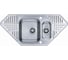 Мойка ALVEUS PIXEL 60 MLEI-90 1090x520 1+1/2 угловая в ком. с сифоном 1036629 1