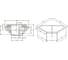 Мойка ALVEUS PIXEL 60 MLEI-90 1090x520 1+1/2 угловая в ком. с сифоном 1036629 2