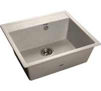 Мраморная мойка GRANFEST QUADRO GF-Q--561 1-чаша, 560х500 мм серый арт. Q-561 сер