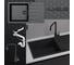 Мойка ALVEUS CADIT 20 CARBON - G91 790x500, 1X в комплекте с сифоном 1148149 BLACK EDITION 1148159 4