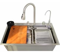 Мойка кухонная Stella Polar Альмерия серая матовая KN754505 SP-00001886