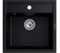 Кухонная гранитная мойка Kuppersberg MODENA 1B BLACK METAL 8035 1