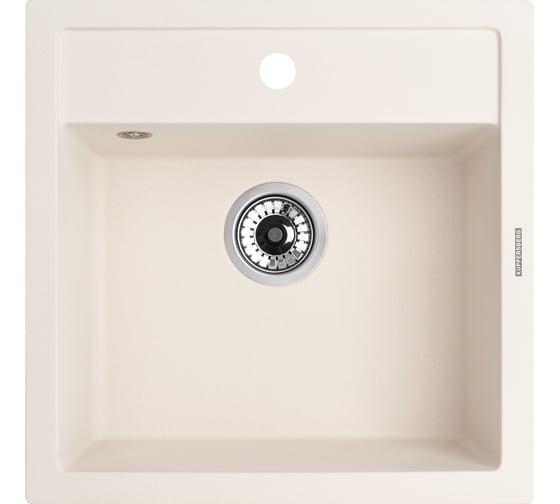 Кухонная гранитная мойка Kuppersberg MODENA 1B WHITE 8057