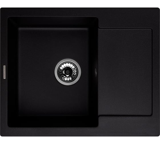 Кухонная гранитная мойка Kuppersberg MODENA 1B1D BLACK 8052 1