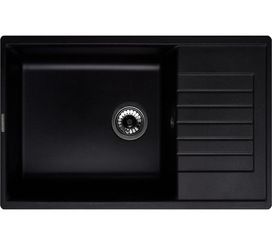 Кухонная гранитная мойка Kuppersberg ROYS 1B1D BLACK 8277 1